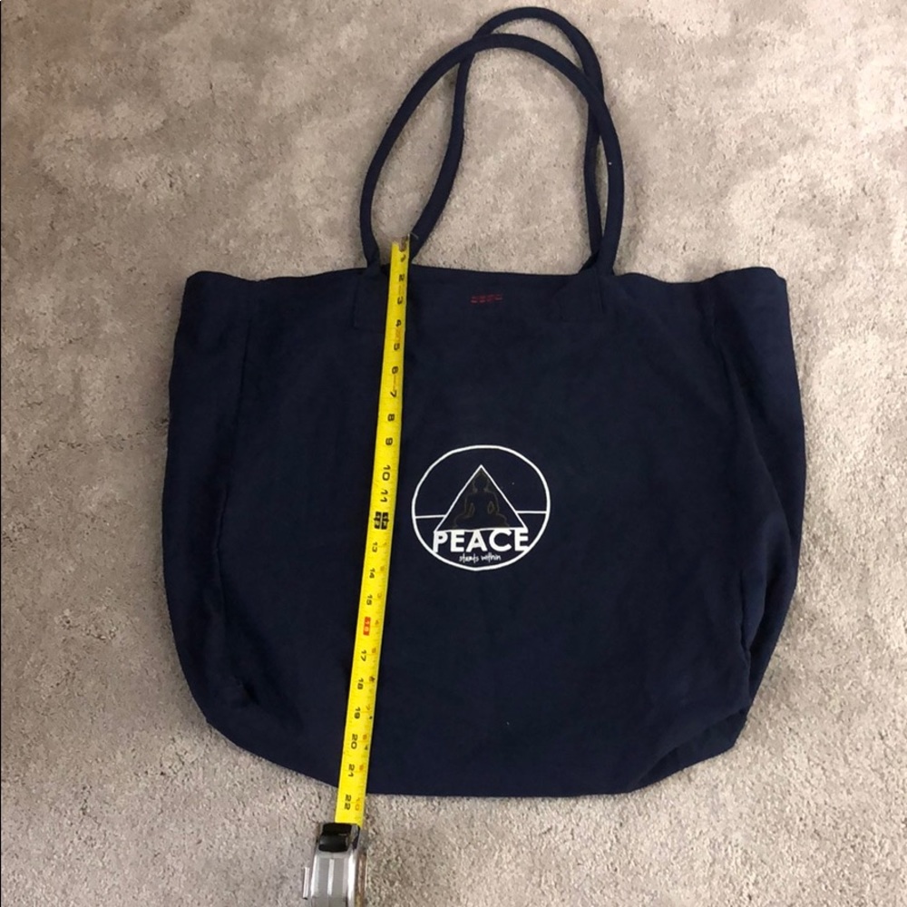 Peace Love World tote